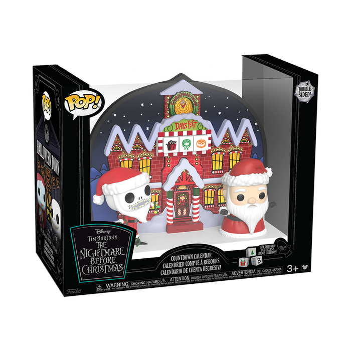 Funko Countdown Calendar: Disney Mundo De Jack - Jack y Sus Amigos Calendario Doble Vista