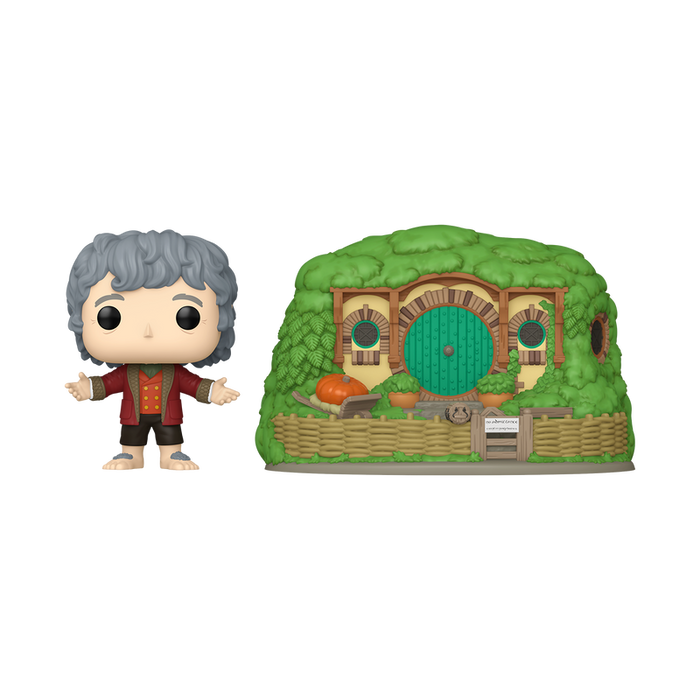 Funko Pop Town: The Lord Of The Rings - Bilbo y Choza