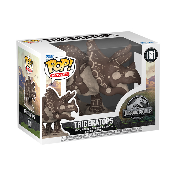 Funko Pop Movies: Jurassic Park - Fosil Triceratops