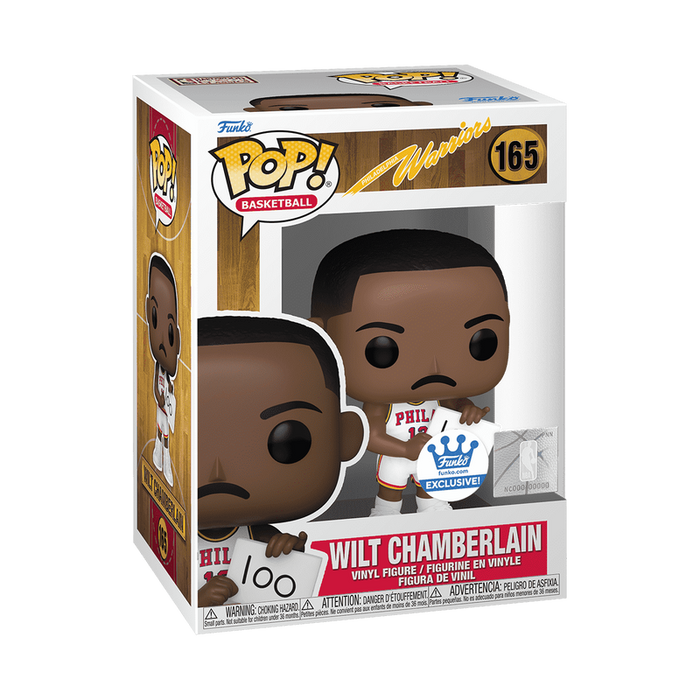 Funko Pop NBA: Legends Philadelphia Warriors - Wilt Chamberlain 1962 Exclusivo Funko Shop