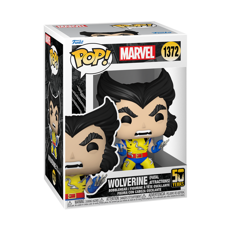 Funko Pop Marvel: Wolverine 50 Aniversario - Ultimate Wolverine con Adamantium