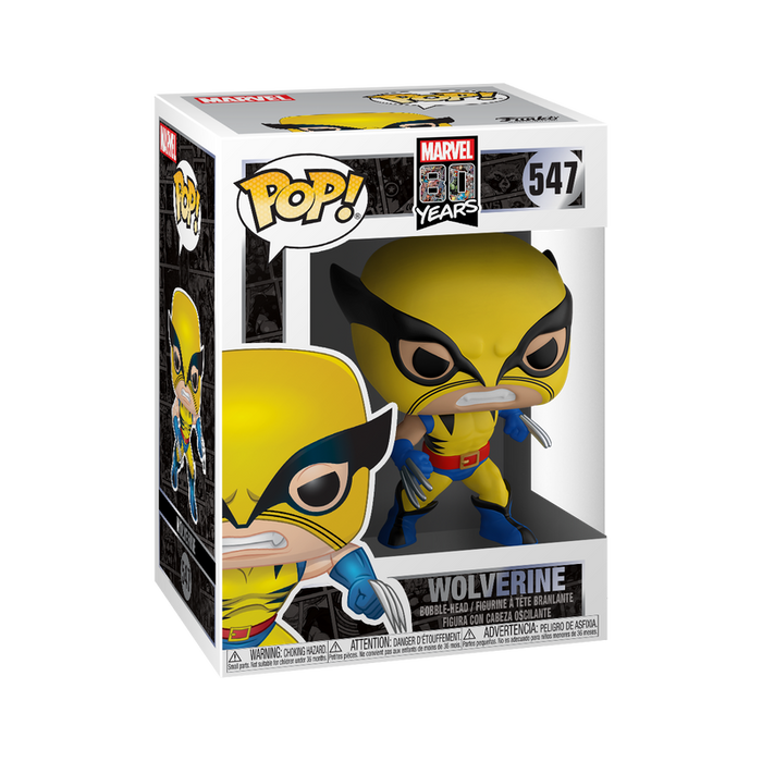 Funko Pop Marvel: Marvel 80 - Wolverine Primera Aparicion