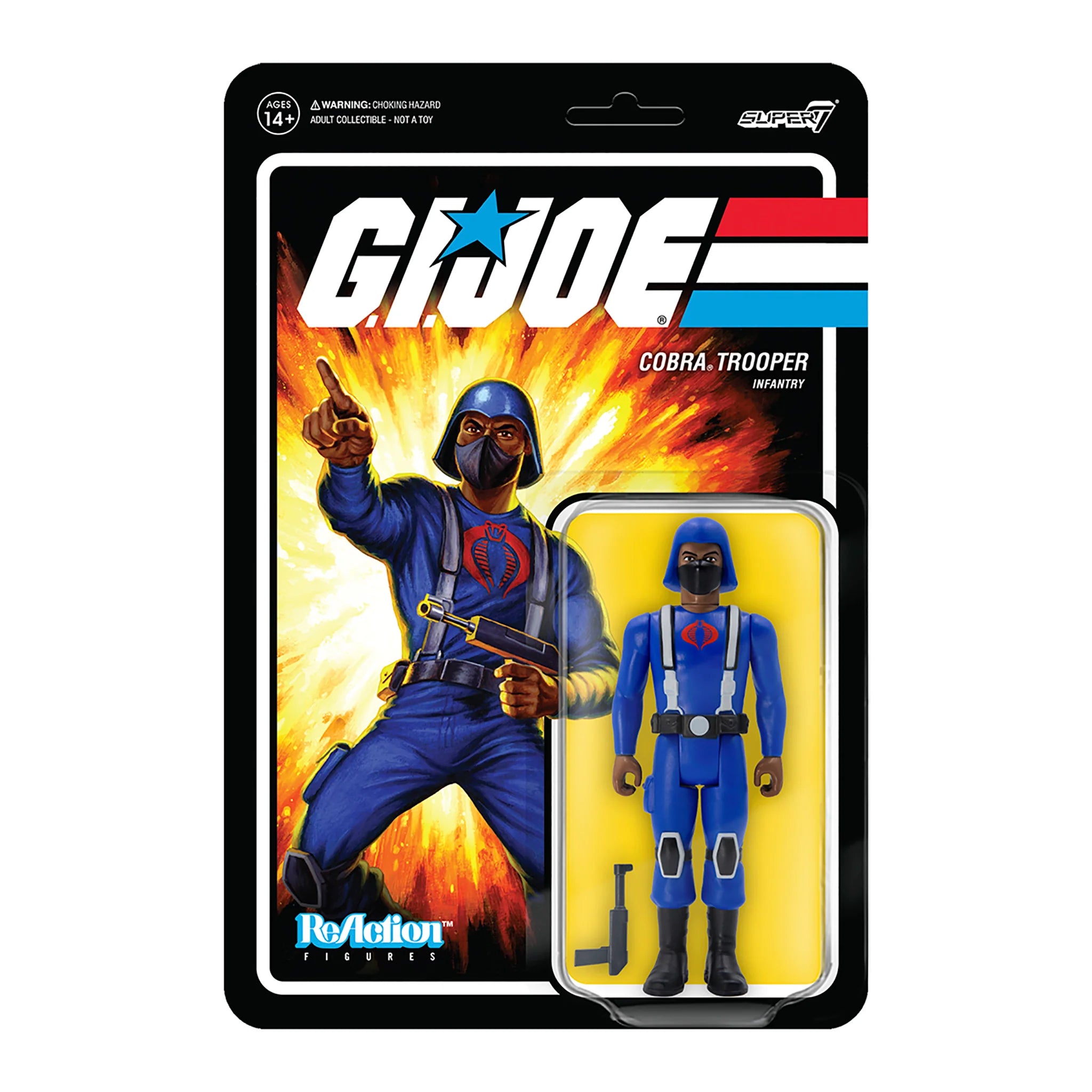 Super7 ReAction: GI Joe - Cobra Soldado H Back C