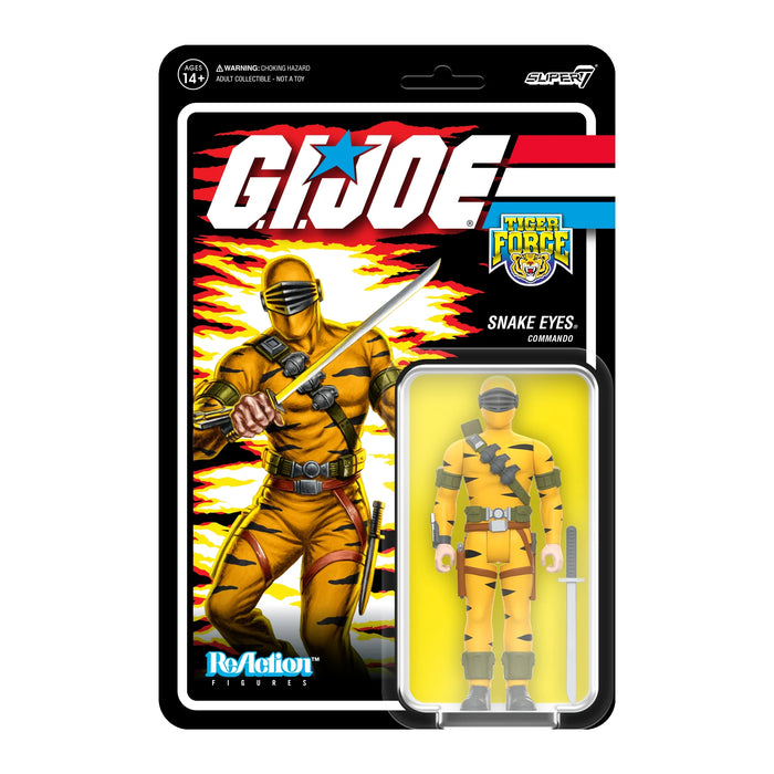 Super7 ReAction: GI Joe - Snake Eyes Tiger Force