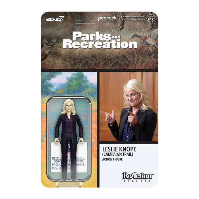 Super7 ReAction: Parks And Recreation - Leslie Knope Campaign Trail