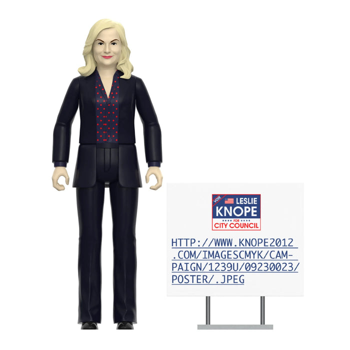 Super7 ReAction: Parks And Recreation - Leslie Knope Campaign Trail