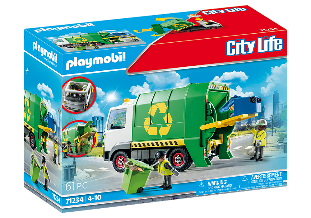 Playmobil City Life: Camion De Reciclaje 71234