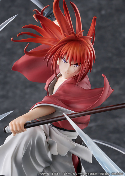 Proof Scale Figure: Rurouni Kenshin Meiji Kenkaku Romantan Kyoto Douran - Kenshin Himura Souryusen Escala 1/7