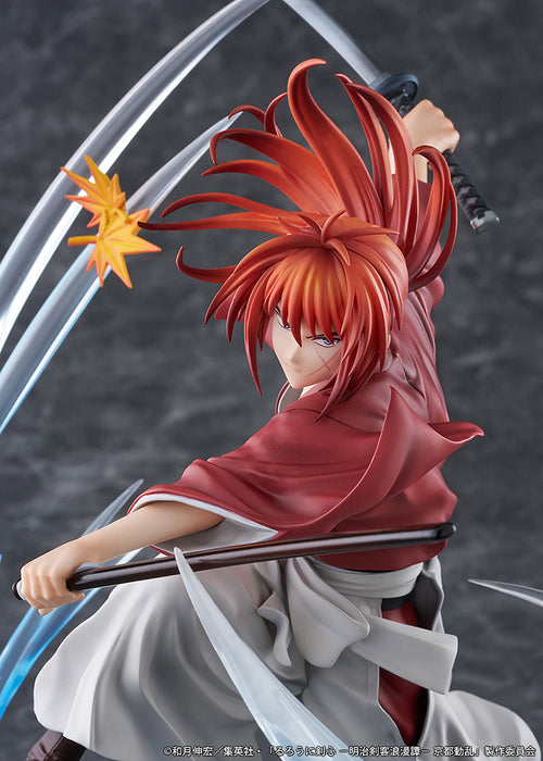 Proof Scale Figure: Rurouni Kenshin Meiji Kenkaku Romantan Kyoto Douran - Kenshin Himura Souryusen Escala 1/7