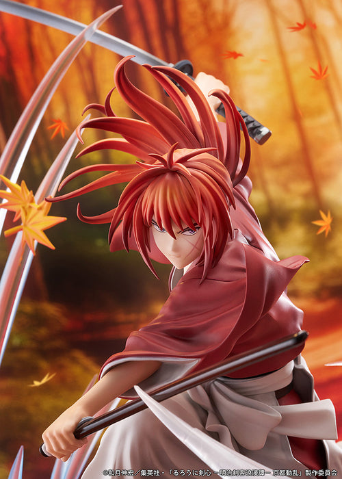 Proof Scale Figure: Rurouni Kenshin Meiji Kenkaku Romantan Kyoto Douran - Kenshin Himura Souryusen Escala 1/7