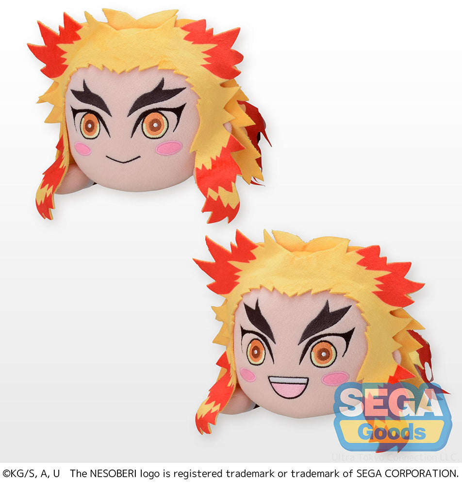 Sega Plushies Nesoberi Lay Down: Demon Slayer Kimetsu No Yaiba - Kyojuro Rengoku Peluche Sorpresa