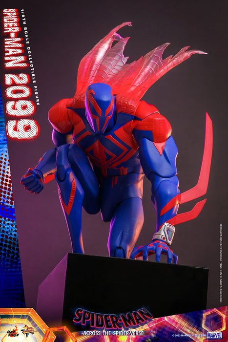 Hot Toys Movie Masterpiece Series: Marvel SpiderMan Across The Spider Verse - SpiderMan 2099 Escala 1/6