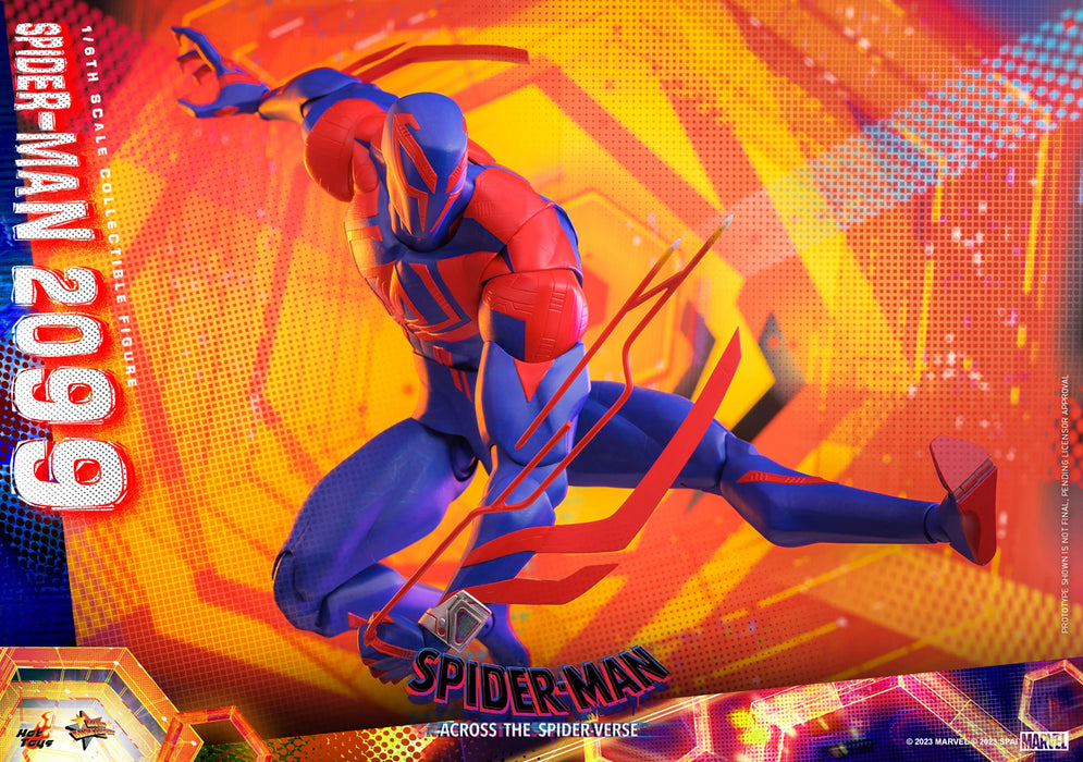 Hot Toys Movie Masterpiece Series: Marvel SpiderMan Across The Spider Verse - SpiderMan 2099 Escala 1/6