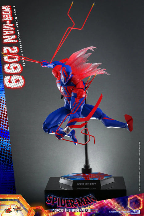 Hot Toys Movie Masterpiece Series: Marvel SpiderMan Across The Spider Verse - SpiderMan 2099 Escala 1/6