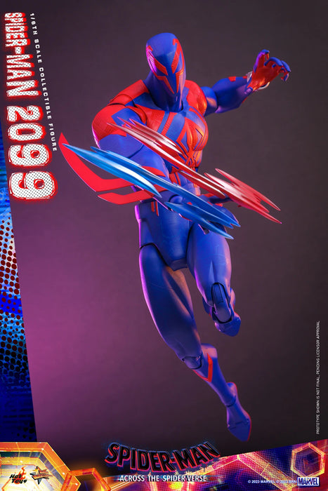 Hot Toys Movie Masterpiece Series: Marvel SpiderMan Across The Spider Verse - SpiderMan 2099 Escala 1/6