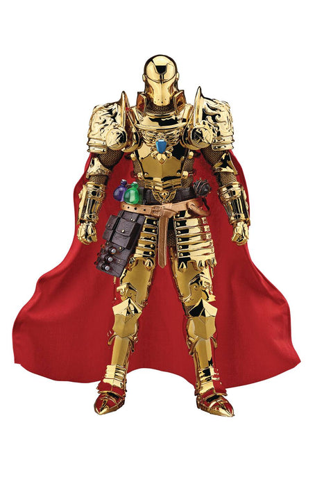 Beast Kingdom Dynamic Action Heroes: Marvel - Caballero Medieval Iron Man Dorado Exclusivo Comic Con 2022