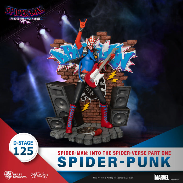 Beast Kingdom Diorama Stage: Marvel Spider-Man Across The Spider-Verse - Spider Punk DS-125