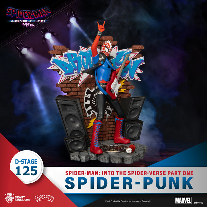 Beast Kingdom Diorama Stage: Marvel Spider-Man Across The Spider-Verse - Spider Punk DS-125