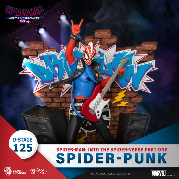 Beast Kingdom Diorama Stage: Marvel Spider-Man Across The Spider-Verse - Spider Punk DS-125