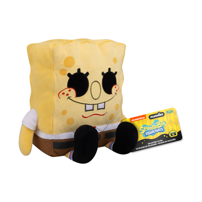 Funko Pop Plush: Bob Esponja 25 Aniversario - Bob Esponja Peluche 7 Pulgadas