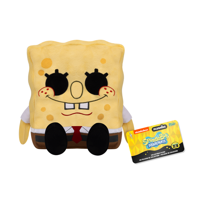 Funko Pop Plush: Bob Esponja 25 Aniversario - Bob Esponja Peluche 7 Pulgadas