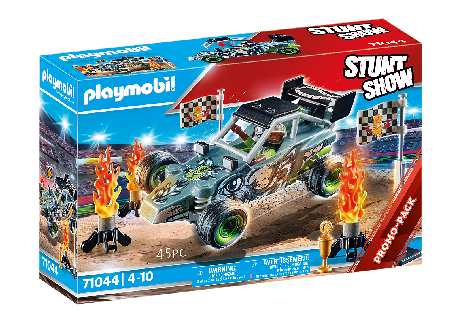 Playmobil Stunt Show: PromoPacks - Rancer Coche De Acrobacias 71044