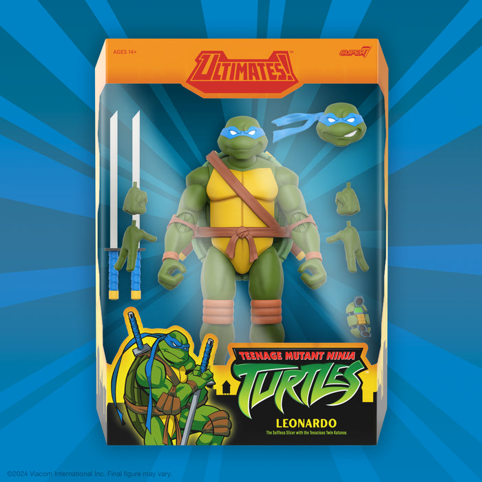 Super7 Ultimates: TMNT Tortugas Ninja - Leonardo