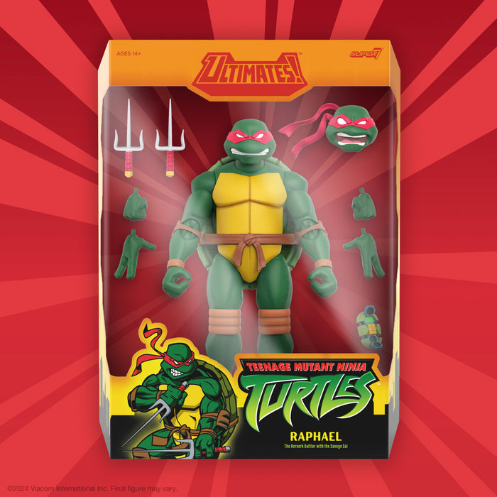 Super7 Ultimates: TMNT Tortugas Ninja - Rafael