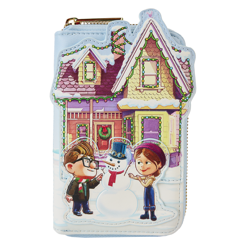 Loungefly X Disney Pixar: Up Una Aventura De Altura - Carl y Ellie Navidad Cartera