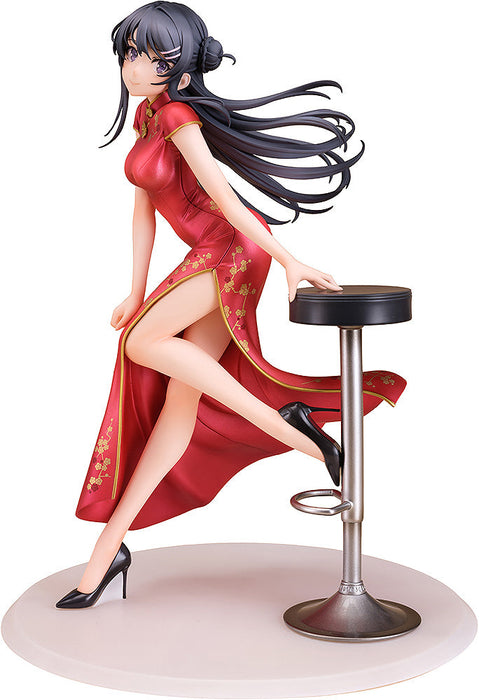 Wing Scale Figure: Rascal Does Not Dream Of Bunny Girl Senpai - Mai Sakurajima Vestido Chino Escala 1/7