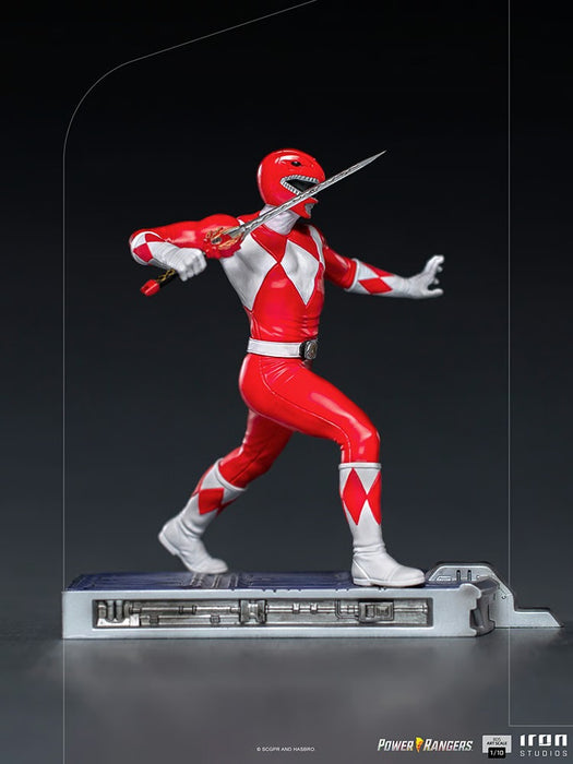 IRON Studios: Power Rangers - Red Ranger Escala de Arte 1/10