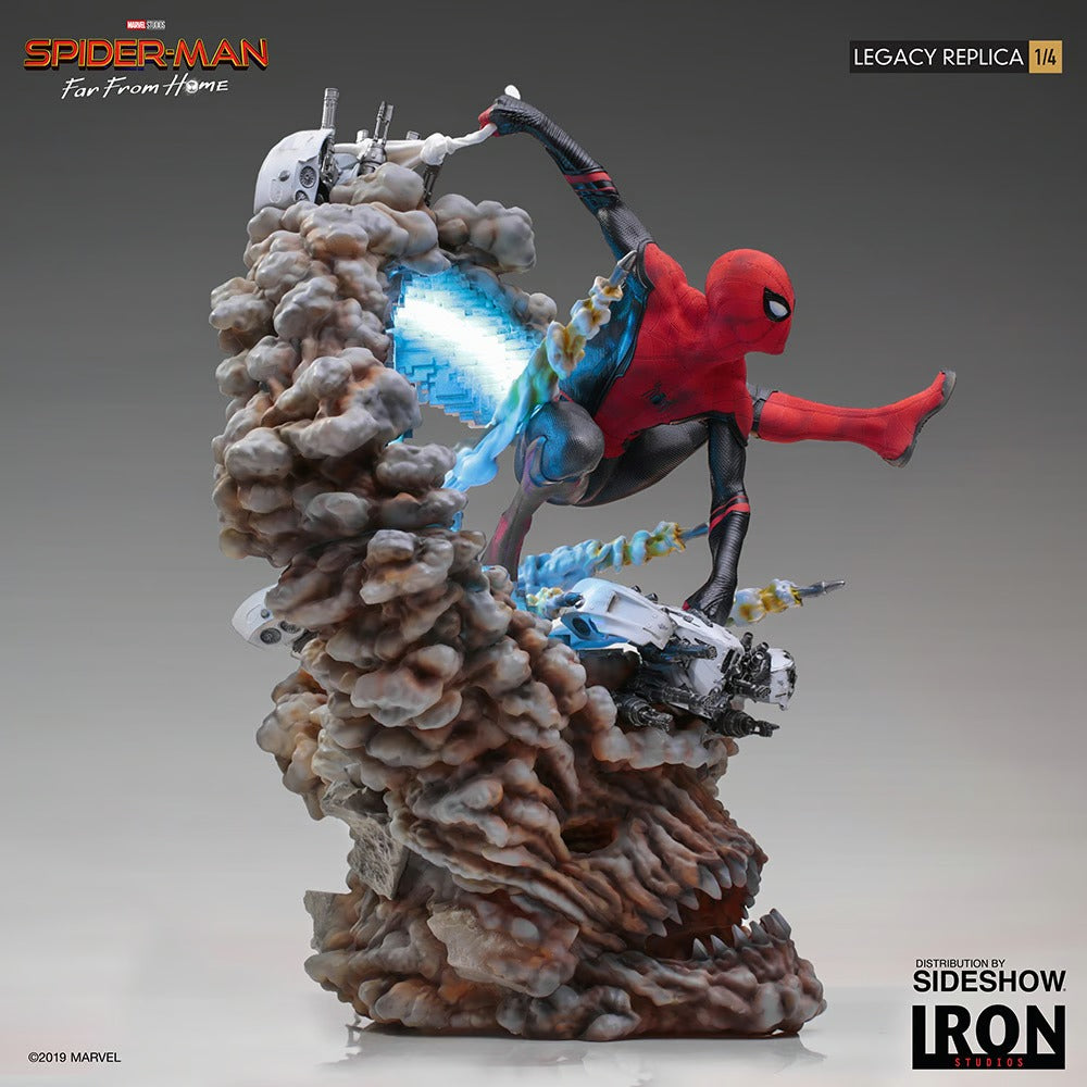 IRON Studios: Marvel Spider Man Lejos De Casa - Spider Man Legacy Escala 1/4