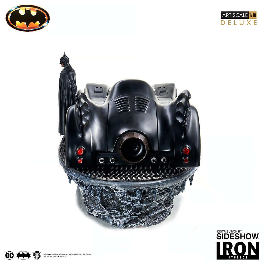 IRON Studios: DC Comics - Batman y Batimobil 1989 Deluxe Escala 1/10