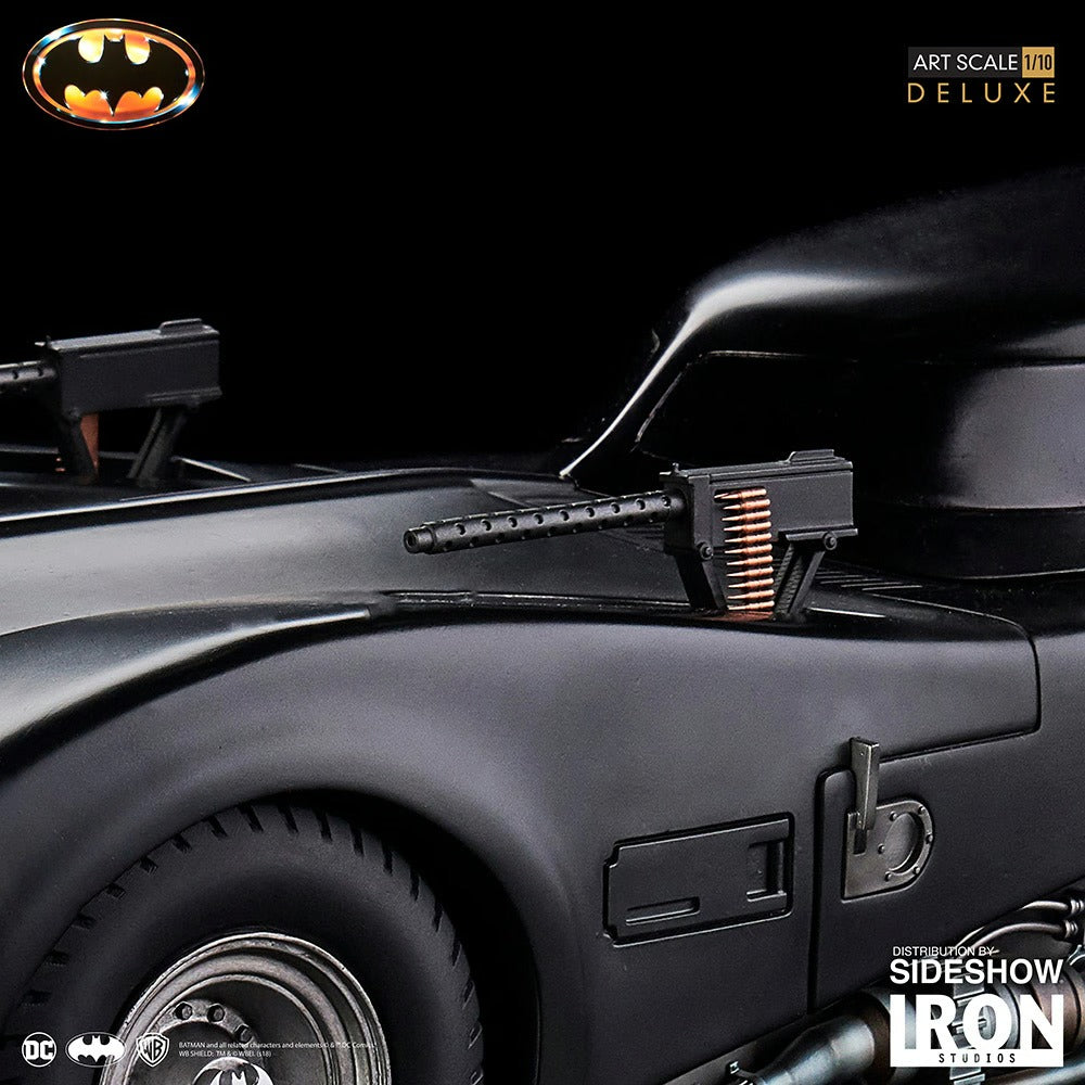 IRON Studios: DC Comics - Batman y Batimobil 1989 Deluxe Escala 1/10