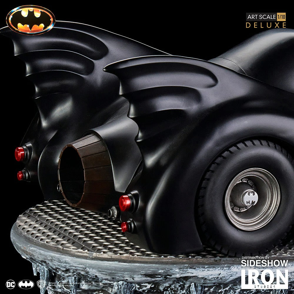 IRON Studios: DC Comics - Batman y Batimobil 1989 Deluxe Escala 1/10