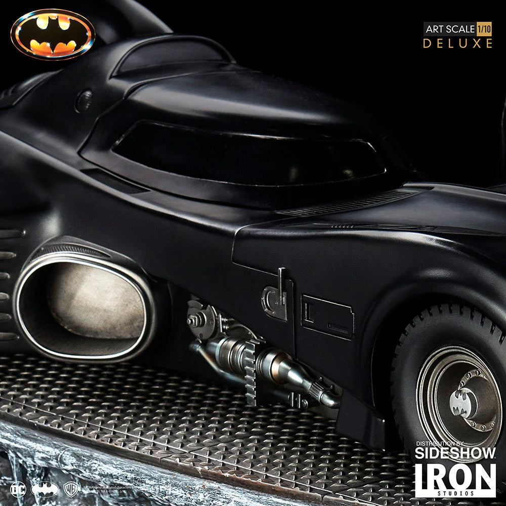 IRON Studios: DC Comics - Batman y Batimobil 1989 Deluxe Escala 1/10