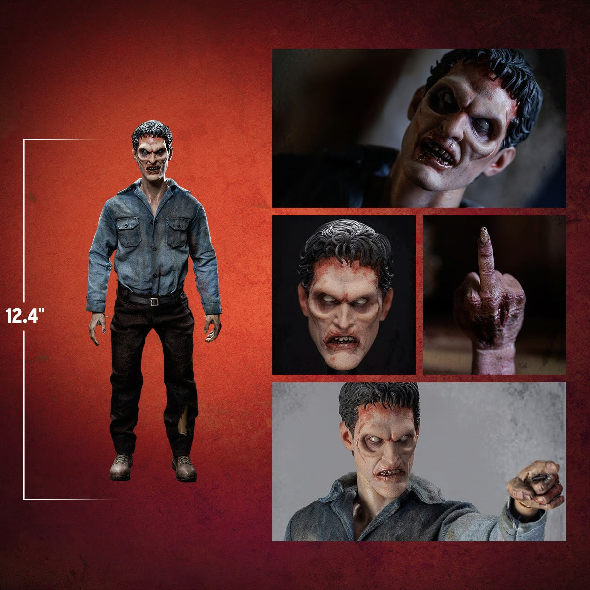 Asmus Collectible Toys: Evil Dead II - Deadite Ash Escala 1/6