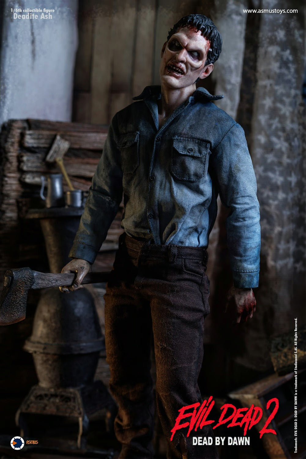 Asmus Collectible Toys: Evil Dead II - Deadite Ash Escala 1/6