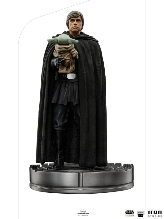 IRON Studios: Star Wars The Mandalorian - Luke Skywalker y Grogu Escala de Arte 1/10