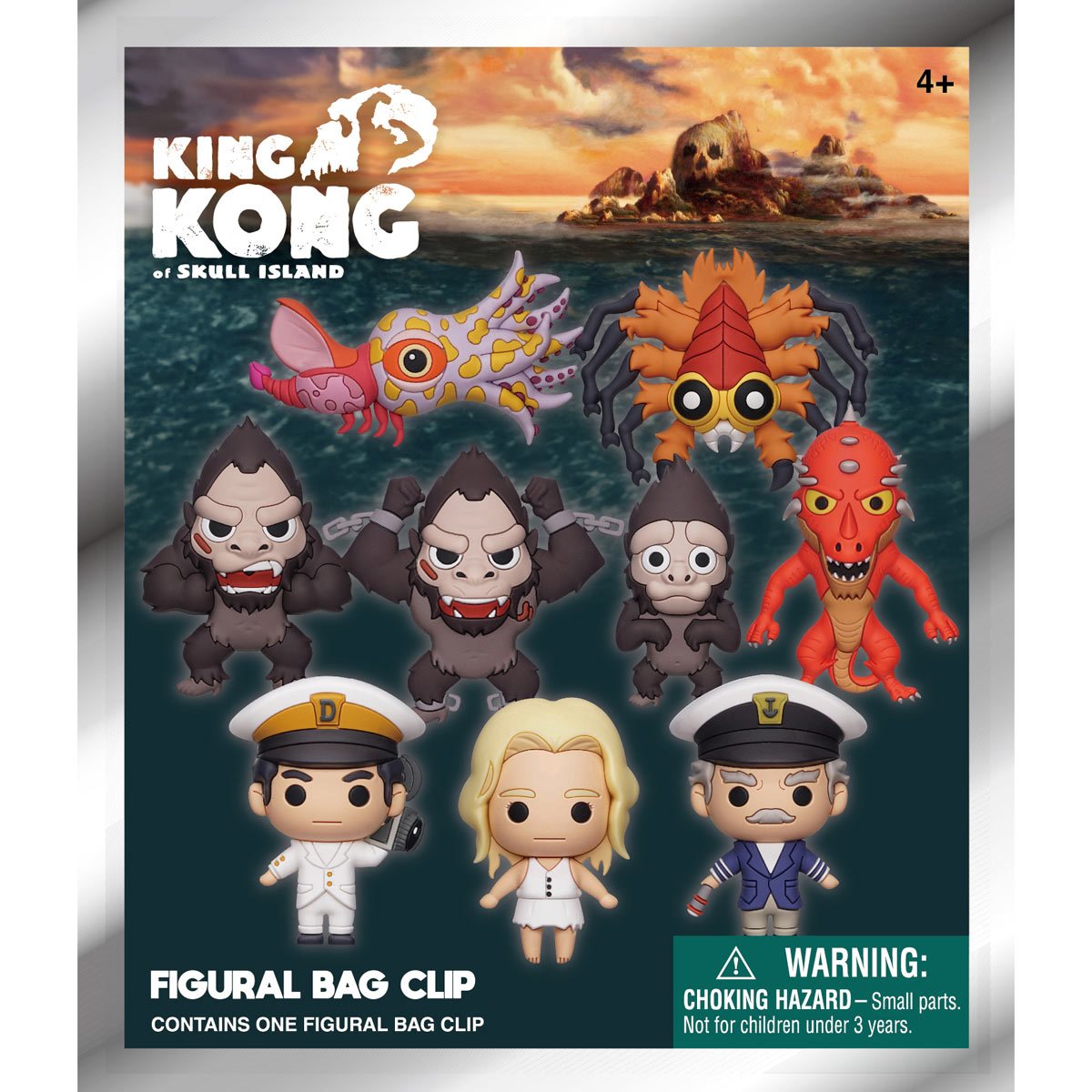 Monogram Llavero 3D para Mochila: King Kong - Figura Sorpresa Serie 1