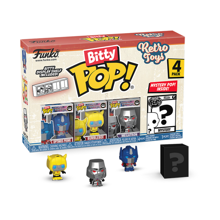 Funko Bitty Pop: Retro Toys - Transformers 4 Pack