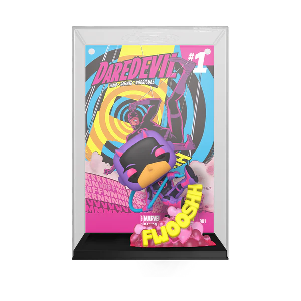 Funko Pop Comic Covers: Marvel Daredevil - Daredevil Num 1 Blacklight Exclusivo