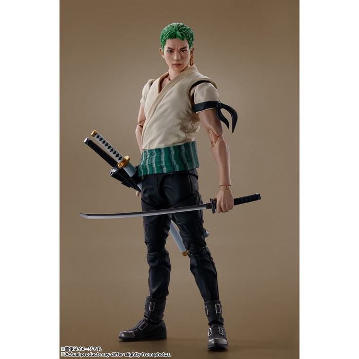 Bandai Tamashii Nations SH Figuarts: One Piece Netflix - Roronoa Zoro Figura De Accion