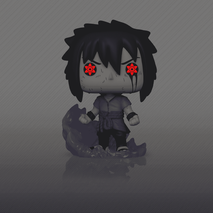 Funko Pop Animation: Naruto Shippuden - Sasuke Uchiha con Amaterasu Glow Exclusivo Funko Shop