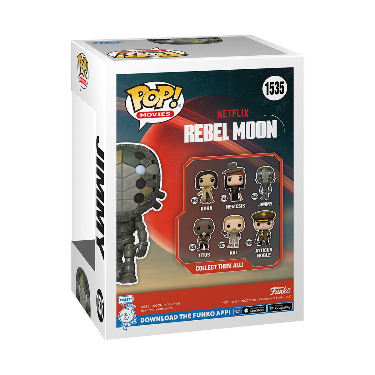 Funko Pop Movies: Rebel Moon - Jimmy — Distrito Max