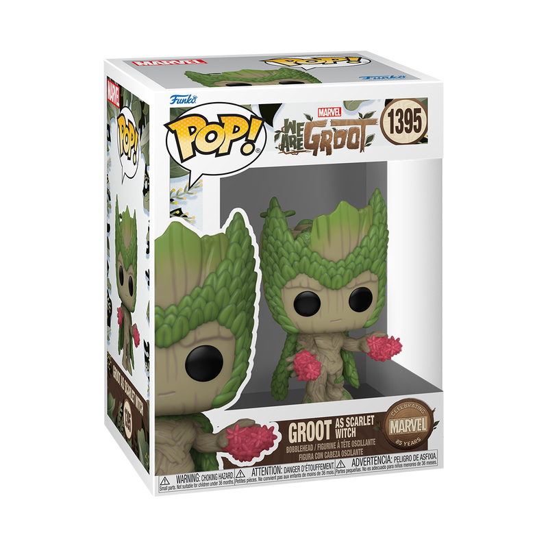 Funko Pop Marvel: Todos Somos Groot - Bruja Escarlata