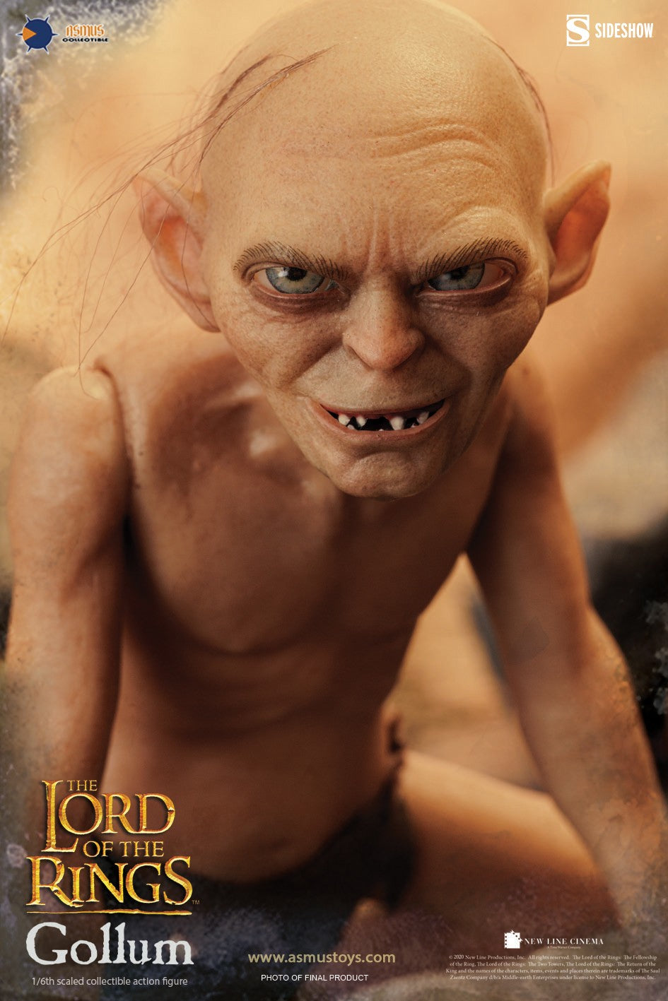 Asmus Collectible Toys: The Lord Of The Rings - Gollum Escala 1/6