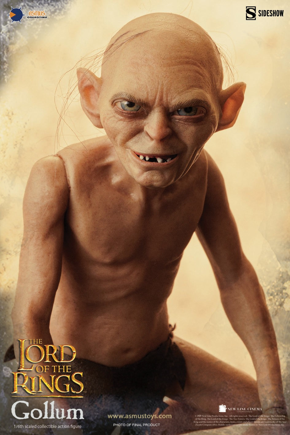 Asmus Collectible Toys: The Lord Of The Rings - Gollum Escala 1/6