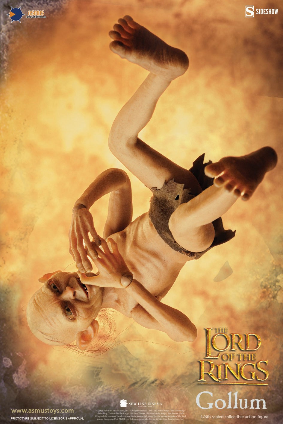 Asmus Collectible Toys: The Lord Of The Rings - Gollum Escala 1/6