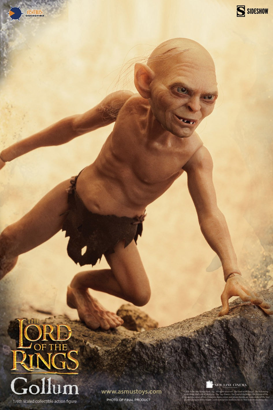 Asmus Collectible Toys: The Lord Of The Rings - Gollum Escala 1/6